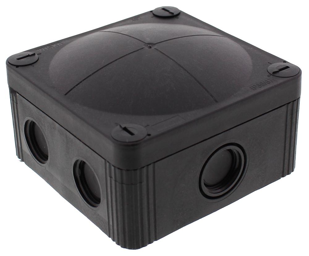 Wiska 10060581 Box 308/LEER Black IP67