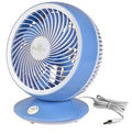 Fantasia 119715 USB 6" Desk Fan in Blue