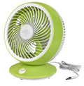 Fantasia 119722 USB 6" Desk Fan in Green