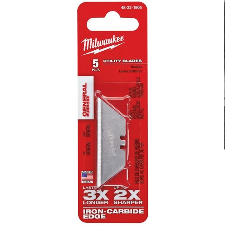 Milwaukee 48221905 GP Utility Blades (Pack 5)