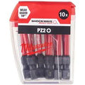 Milwaukee Shockwave PZ2 50mm Impact Screwdriver Bits x10 Pieces