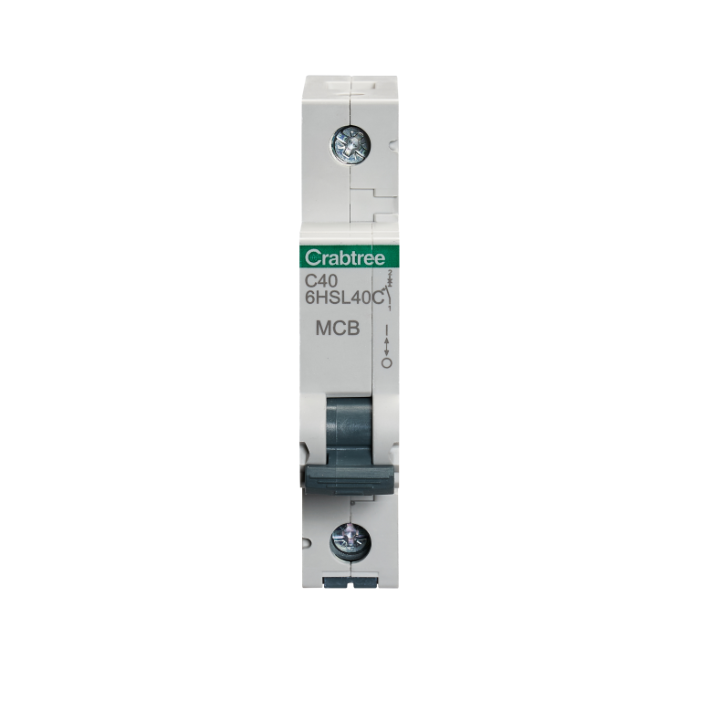 Crabtree 6HSL40C Loadstar 40A 10kA C-Curve 1-Pole MCB