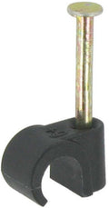 Black Round Clips 5.0mm (Box 100)