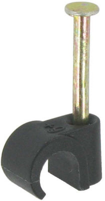 Black Round Clips 5.0mm (Box 100)