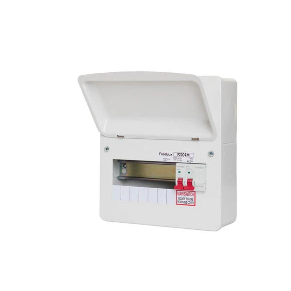 FuseBox F2007M Consumer Unit 7 Way 100A