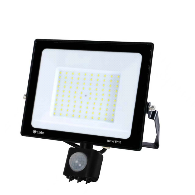 Ecolux FL100-65-PIR-B 100W Floodlight