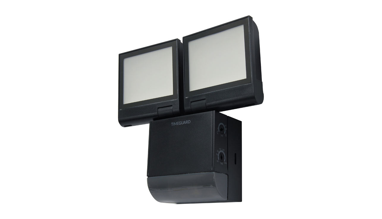 Timeguard LED200PIRBP 17W LED Compact Floodlight Twin Flood w/ PIR Black
