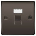 BG Nexus Metal Black Nickel - 1G RJ45 Socket