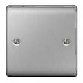 BG Nexus Metal Brushed Steel - 1G Blanking Plate