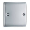 BG Nexus Metal Polished Chrome - 1G Blanking Plate