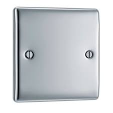 BG Nexus Metal Polished Chrome - 1G Blanking Plate