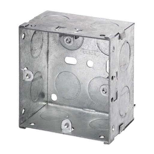 16mm Metal 1 Gang Back Box