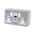 Chint RCD 2G Metal Clad - White Inserts