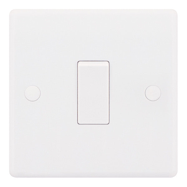 Selectric Smooth 10A Light Switch 1 Gang 2 Way