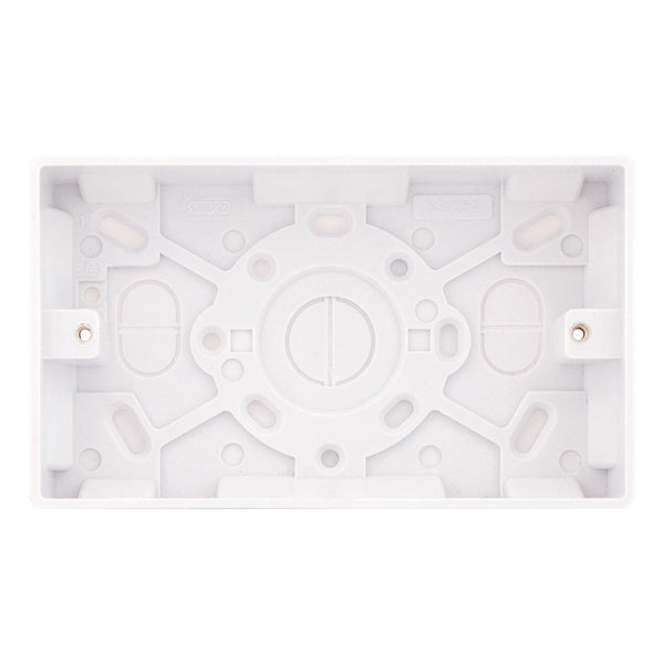 Selectric Smooth Back Box 2G 35mm White
