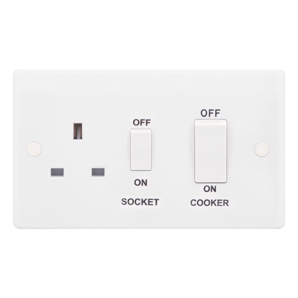 Selectric Smooth 45A Cooker Unit Socket