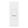 Selectric Smooth SSL572 10A Architrave Push Switch 1 Gang