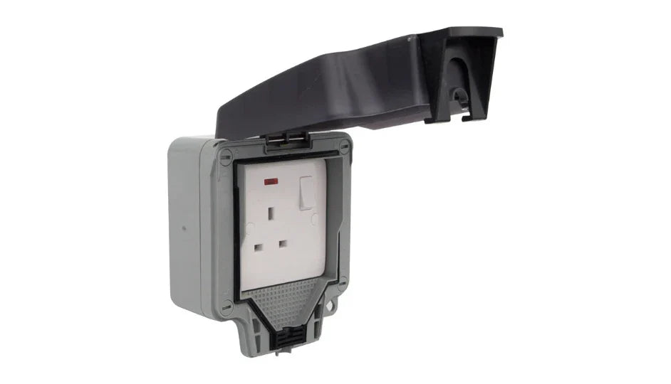 Timeguard TW1207DPN 13A Single Switch Socket DP with Neon