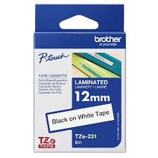 Brother TZE-231 Labelling Tape 12mmx8m