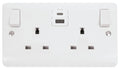 Click Scolmore - 2G 13A Type A & C USB