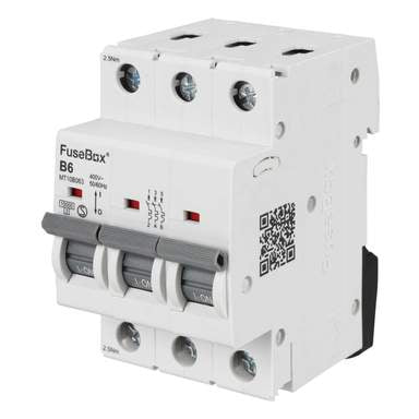 FuseBox MT10C163 Triple Pole Type C MCB 16A 10kA