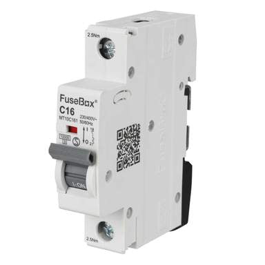 FuseBox MT10C161 MCB SP Type C 16A 10kA
