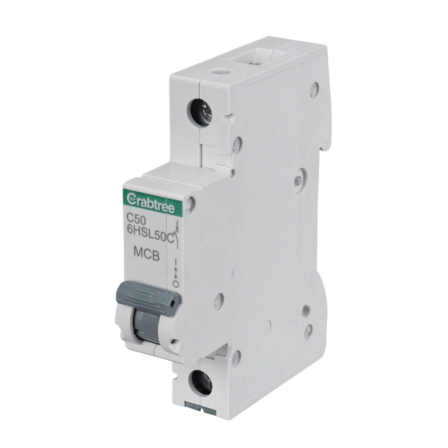 Crabtree 6HSL50C Loadstar 50A 10kA C-Curve 1-Pole MCB