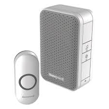 Honeywell DC311N Wireless Portable Door Chime Kit 4 Tunes in White