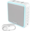 Honeywell DC915NG Wireless Portable Doorbell w/ Push Button in Grey