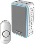 Honeywell DC315N Wireless Portable Door Chime Kit 6 Tunes Halo LED White