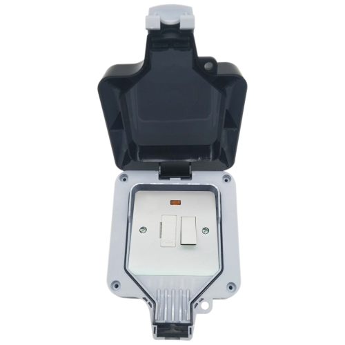 Deligo 1G 13A Outdoor Switched Fuse Spur with Neon