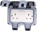 Deligo DWPS2 13A 2G DP Switched Socket