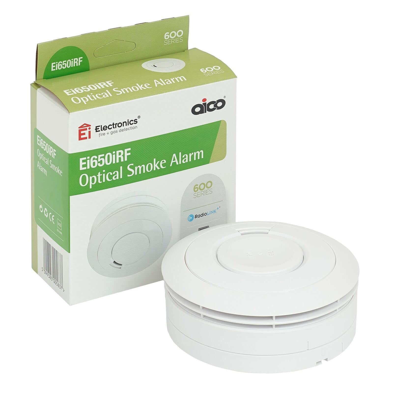Aico Ei650iRF RadioLINK+ Battery Optical Alarm