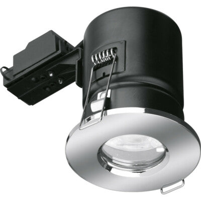 Aurora EN-FD103PC Lighting EFD™ 50W IP65 GU10 Fire Rated Downlight Polished Chrome