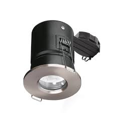 Aurora EN-FD103SN Lighting EFD™ 50W IP65 GU10 Fire Rated Downlight Satin Nickel