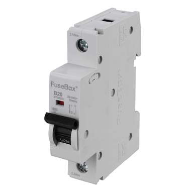 FuseBox MT06B201 MCB SP Type B 20A 6kA