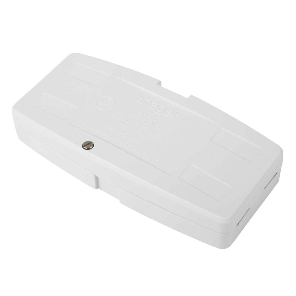 Hager J803 32A 3 Terminal Junction Box White