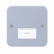 Selectric Metal Clad 13A Unswitched Fused Connection Unit (Back Box Included)