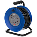 Selectric Cable Reel 4 Gang 13A Black (25M Lead)