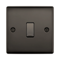 BG Nexus Metal - Black Nickel - Light Switch 1G 2 Way 20A 16AX