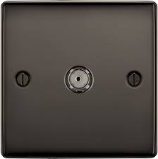 BG Nexus Metal Black Nickel - 1G Co-Axial Socket