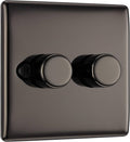 BG Nexus Metal - Black Nickel 2G Dimmer Switch 200W