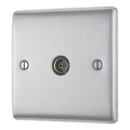 BG Nexus Metal Brushed Steel - 1G Co-Axial Socket