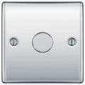 BG Nexus Metal - Polished Chrome 1G Dimmer Switch 200W