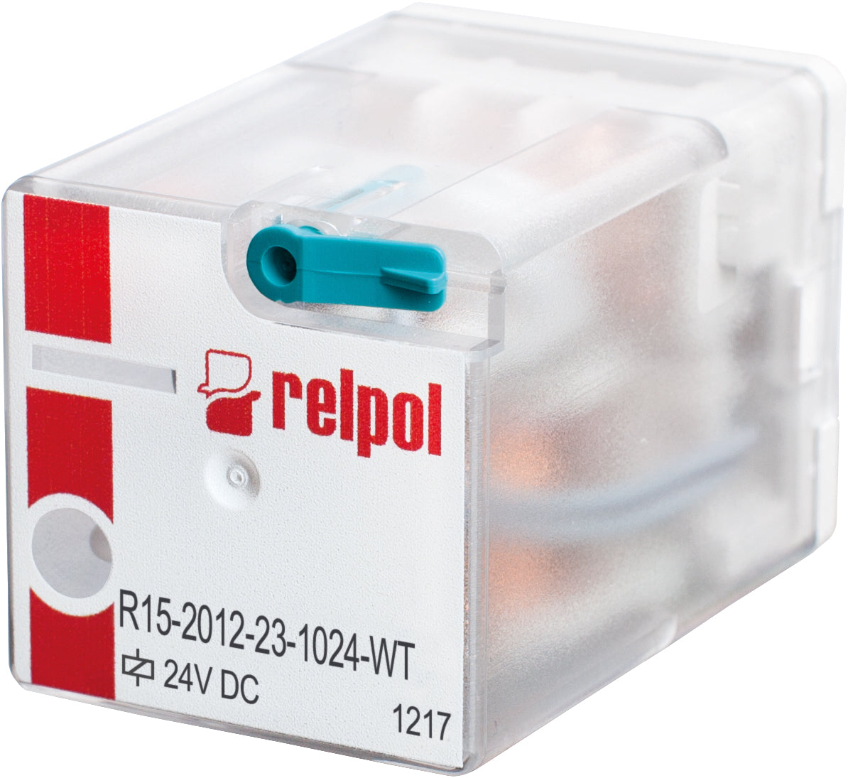 R15-2012-23-1024-WTL, Relpol Plug In Power Relay, 24V DC Coil