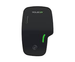 Rolec EV Zura Smart EV Charger 7.4kW 2 x Type 2 Sockets Black - ROLEC3030B
