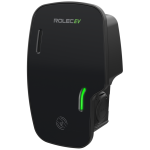 Rolec EV Zura Smart EV Charger 22kW 1 x Type 2 Socket Black - ROLEC3046B