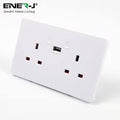 ENER-J Smart Double Socket with USB