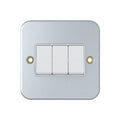 Chint 3G 2 Way Light Switch Metal Clad