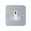 Chint 1G 13A Unswitched Socket Metal Clad